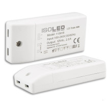 ISOLED LED Trafo 12V/DC, 0-30W, kompakt, SELV