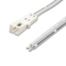 ISOLED MiniAMP Anschlussbuchse female, 100cm, 2-polig, weiß, max. 3A