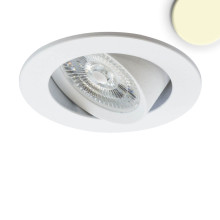 ISOLED LED Einbauleuchte Slim68 MiniAMP weiß, rund, 8W, 24V DC, warmweiß, dimmbar