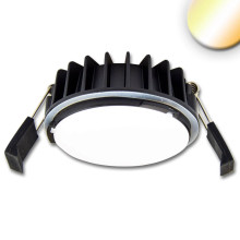 ISOLED LED Einbaustrahler Sys-90, 12W, weißdynamisch 2300-6000K, Push/DALI DT8 dimmbar (exkl. Cover)