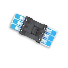 ISOLED Durchgangs-Steckverbinder 3-polig, 0,5-2,5mm², max. 250V/10A