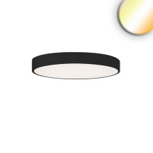 ISOLED LED Deckenleuchte UGR<19 2H, schwarz, 20W-30W, rund, DN400, ColorSwitch 2700-3000-4000K, dimmbar