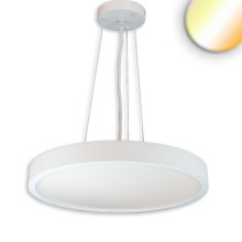 ISOLED LED Hängeleuchte DN1000, weiß, UGR<19 2H, 80W-100W, ColorSwitch 2700-3000-4000K, dimmbar