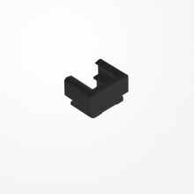 Jung 12SW Einführungsschieber für Kabelkanal 15x15mm, Thermoplast, schwarz