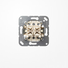 Jung 539EU Doppeltaster, 2 Wechsler, ohne Krallen