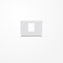 Jung 54-15WE Montage-Einsatz, 1fach, 110 Connect, RJ 45 System, geschirmt