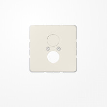 Jung 562 Abdeckung für 2 Rundsteckverbinder bis 18,5mm Ø  2fach, Duroplast, Serie CD, weiß