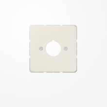 Jung 564 Abdeckung für Befehlsgeräte mit 22,5mm Ø 1fach, Duroplast, Serie CD, weiß