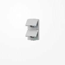 Jung 622W SCHUKO-Zweifach-Steckdose 250 V ~, Schraubklemmen, senkrecht, IP 44, WG 600