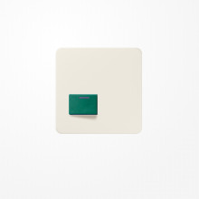 Jung 642C Abdeckung für Ackermann, Typ 73642 C, grün, Serie CD, weiß