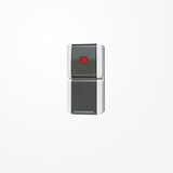 Jung 876KOW SCHUKO-Steckdose 16 A 250 V ~ mit Wipp-Kontrollschalter Universal Aus-Wechsel 10 AX 250 V ~, IP 44, WG 800