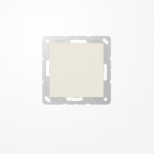 Jung A594-0 Blind-Abdeckung (gerastet), Thermoplast, Serie AS, weiß