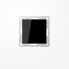 Jung A594-0SW Blind-Abdeckung (gerastet), Thermoplast, Serie A, schwarz