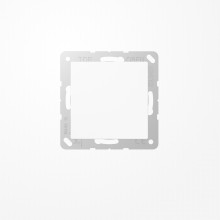 Jung A594-0WW Blind-Abdeckung (gerastet), Thermoplast, Serie AS/A, alpinweiß