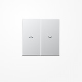 Jung AL2995P Wippe, mit Pfeilsymbolen, Serie LS, Aluminium