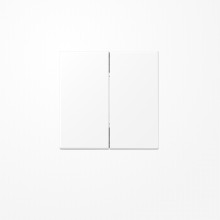 Jung BLELS995WWM Bluetooth Low Energy Funk-Wandsender , 4-kanalig, Serie LS, schneeweiß matt