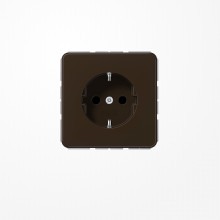 Jung CD1520BFKIBR SCHUKO-Steckdose, 16 A 250 V ~, SAFETY+, Thermoplast, Serie CD, braun