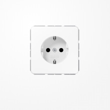Jung CD1520BFKIWW SCHUKO-Steckdose, 16 A 250 V ~, SAFETY+, Thermoplast, Serie CD, alpinweiß