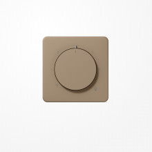 Jung CD1749BFGB Abdeckung für Thermostat, Thermoplast lackiert, Serie CD, gold-bronze