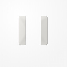 Jung CD501TSALG Tastensatz 1fach, F50, Serie CD, lichtgrau
