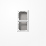 Jung CD582AWW Aufputz-Kappe 2fach, Duroplast, Serie CD, alpinweiß