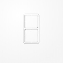 JUNG CD582WW Rahmen 2-fach alpinweiss