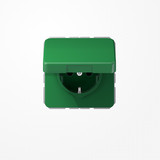 Jung CD590KLGN Klappdeckel, Thermoplast, Serie CD, grün (für SV)