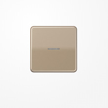 Jung CD590KO5GB Wippe mit Lichtleiter, Aluminium eloxiert, Serie CD, gold-bronze