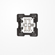 Jung CD95MHP Halteplatte 2fach für Metallausführungen, Serie CD/LS, schwarz