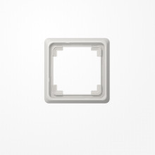 Jung CDP581LG Rahmen 1fach, senkrechte und waagerechte Montage, Duroplast, CD PLUS, lichtgrau