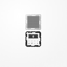 Jung DABA1BTWW Smart Radio DAB+ Bluetooth, Set Mono, Serie AS/A, alpinweiß