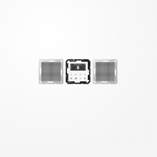 Jung DABA2BTWW Smart Radio DAB+ Bluetooth, Set Stereo, Serie A, alpinweiß