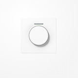 Jung LS1940KO5WW Abdeckung mit Lichtleiter für KNX Drehsensor, Duroplast, Serie LS, alpinweiß