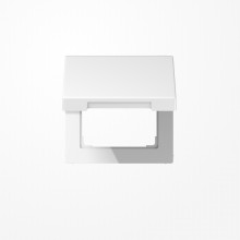 Jung LS990BFKLWW Klappdeckel mit Rückstellfeder, Klappdeckel, Thermoplast, Serie LS, alpinweiß
