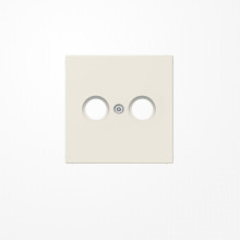 Jung LS990TV Abdeckung für Antennendosen 1fach, Thermoplast, Serie LS, weiß