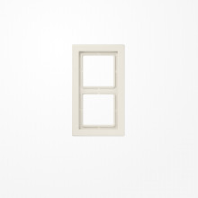 Jung LSD982W Rahmen 2fach, senkrechte und waagerechte Montage, Duroplast, LS-DESIGN, weiß