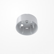 Jung PM-KAPPEAL Aufputz-Gehäuse, Durchmesser: 103 mm, Höhe 45 mm, Aluminium (lackiert)