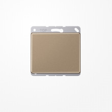 Jung SL561BGB Blind-Abdeckung (gerastet), Aluminium lackiert, Serie SL, gold-bronze