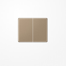 Jung SL595GB Wippe, Aluminium lackiert, Serie SL, gold-bronze