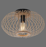 JUST LIGHT RACOON Deckenleuchte E27 max. 40W Holz-natur 11410-79