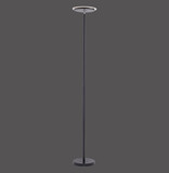 JUST LIGHT HANS LED Stehleuchte Warmweiss Dimmbar 22W schwarz 11729-18