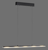 JUST LIGHT NELE LED Pendelleuchte Warmweiss Dimmbar 21W schwarz 12288-18