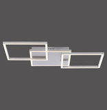 JUST LIGHT IVEN LED Deckenleuchte Warmweiss 21W 3-fach stahl 14003-55