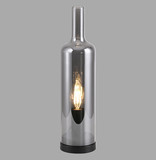 JUST LIGHT BOTTLE Tischleuchte E14 max. 25W rauchfarben 14006-25