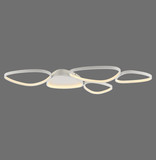 JUST LIGHT PEBBLES LED Deckenleuchte Warmweiss Dimmbar 42W weiss 14045-16