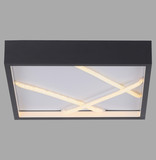 JUST LIGHT MIKADO LED Deckenleuchte Warmweiss Dimmbar 28W schwarz 14092-18