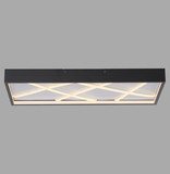 JUST LIGHT MIKADO LED Deckenleuchte Warmweiss Dimmbar 42W schwarz 14094-18