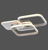 JUST LIGHT SEVENT LED Deckenleuchte Warmweiss 36W stahl 14117-55