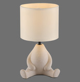 JUST LIGHT TED Tischleuchte E27 max. 25W sand 14190-39