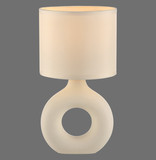 JUST LIGHT CARARA Tischleuchte E27 max. 25W sand 14193-39